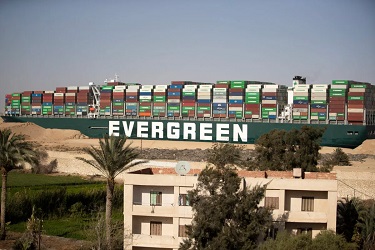 Mesir Tidak Akan Lepaskan Kapal Konteiner Ever Given Sampai Bayar Kompensasi